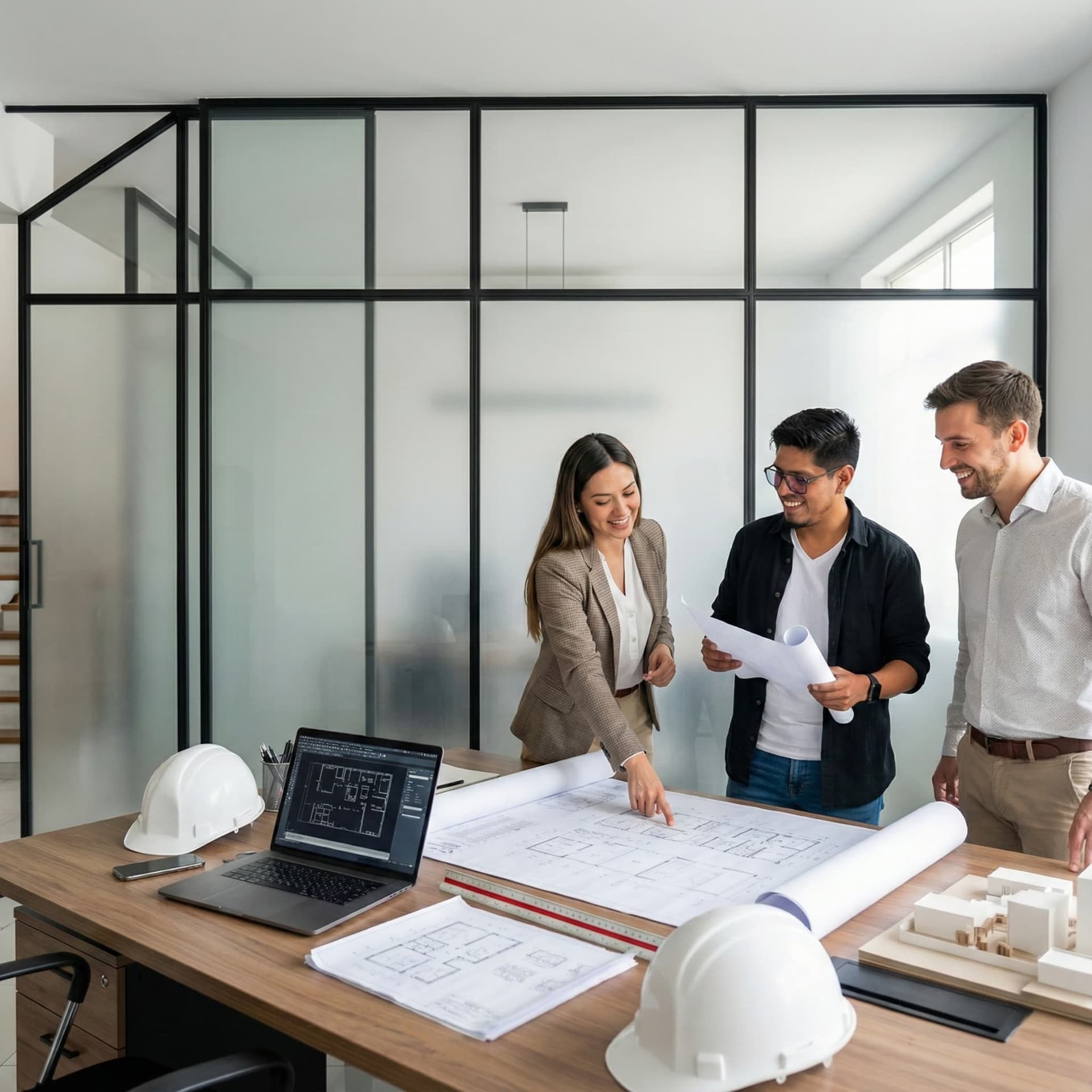 Equipo de arquitectos e ingenieros de Norte Urbano S.A.C.